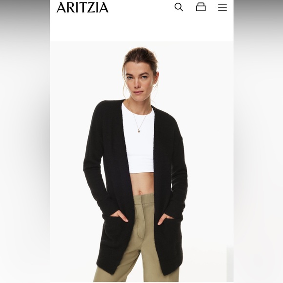 Wilfred Sweaters - Wilfred Free Alpaca/Wool blend Aronson Open Cardigan